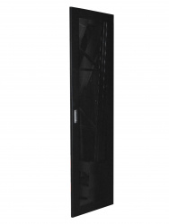 Дверь для шкафа TS,T2 металл 42U Ширина 600 черная с перфорацией Netko