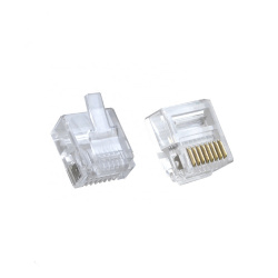 Коннектор RJ-45 Netko cat.5e/ короткий/ для одножильного/многожильного кабеля(2 зубца)/ 100шт.