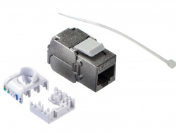 Модуль Keystone экранированный/RJ-45/cat.5e/180°/110/Krone тип/без инструмента/KE/Netko СКС