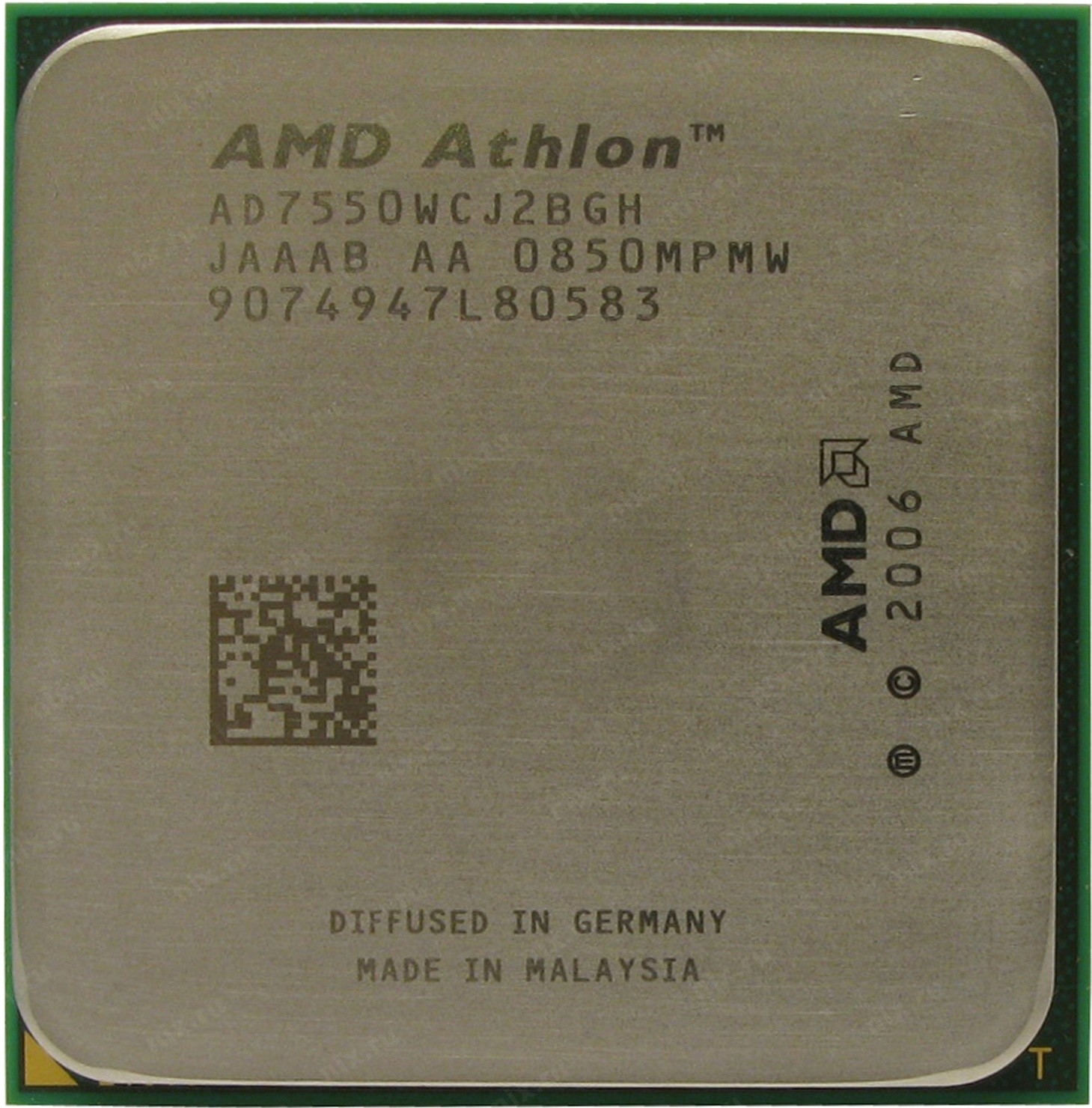 Процессор AMD 7550 Athlon X2 2.5GHz б/у