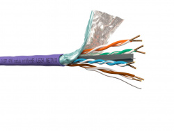Кабель F/UTP4 (FTP4) cat.6/4 пары 23 AWG BC/305м/с крестовиной