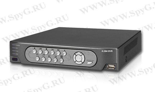 SDR-04RD PRO Регистратор, 4 канальный, H.264, RJ45 выход, SATA, USB, GUI, VGA выход