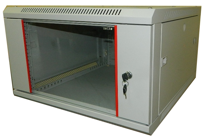 Шкаф настенный 12U серия WM (600х650х635), разборный, серый Netko WM 6612.900-L