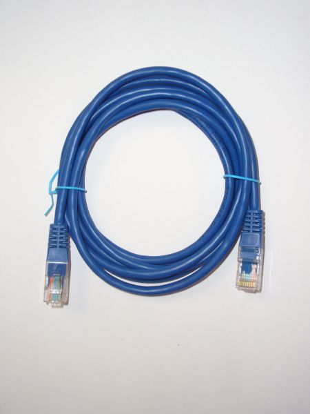 Патч-корд Technolink UTP4 cat 5e, 2,0м, ВС, синий, литой коннектор T.BC.UTP.5e-2.0m-5