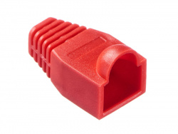 Изолирующий колпачок для RJ45 красный/ D-6 мм/ 100шт. Netko