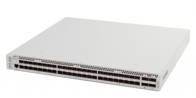 Ethernet-коммутатор MES5448, 48 портов 10G Base-X, 4 порта 40G(QSFP), коммутатор L3, 2 слота для модулей питания MES5448