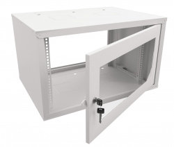 Шкаф 09 NOP2 6609.900 нас, стекло, серый, разборный &quot;P&quot;