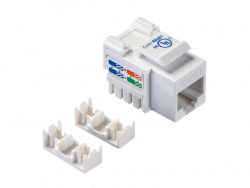 Модуль Keystone неэкранированный/RJ-45/cat.5e/90°/110/Krone тип/под инструмент/KE/белый/Netko СКС