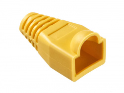 Изолирующий колпачок для RJ45 жёлтый/ D-6 мм/ 100шт Netko