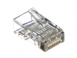 Коннектор RJ-45 Netko cat.5е/ для одножильного и многожильного кабеля (нож с 2-мя зубцами)/ 100шт.