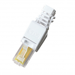 Коннектор RJ-45 Netko (8p8c) cat.5e/ быстрозажимной ручной/ для одножильного и многожильного кабеля