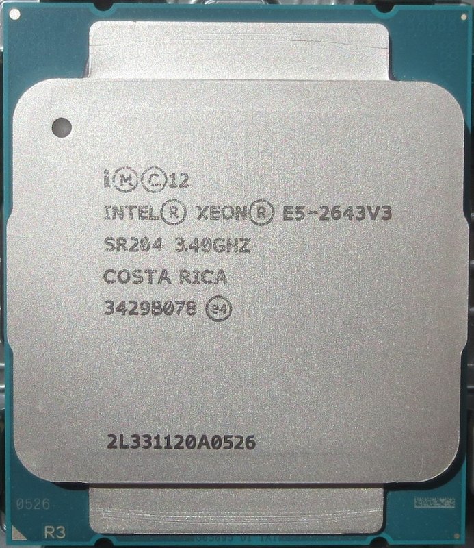 Процессор Intel Xeon E5-2643v3 б/у