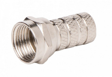 Штекер F (гайка) на RG-6 (медь) (F113-55)