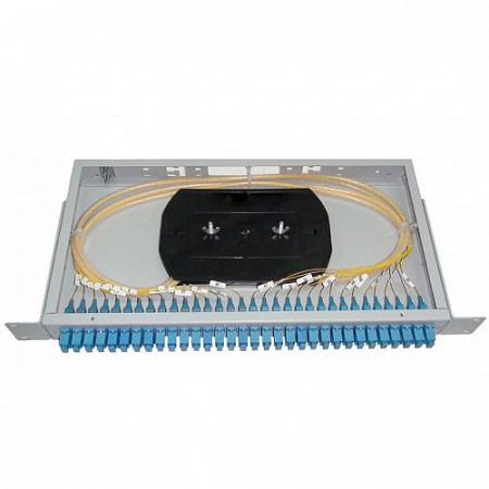 Кросс оптический 19&quot;, 1U 32 FC SM, укомплектованный 32 FC SM