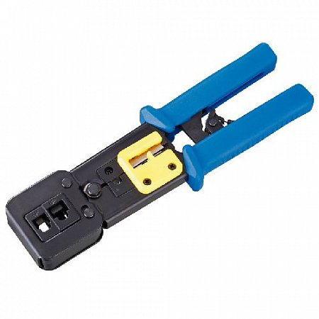 HY-376Z Инструмент обжимной для коннекторов со сквозным отверстием EZNetko plug RJ-45; RJ-11/RJ-12