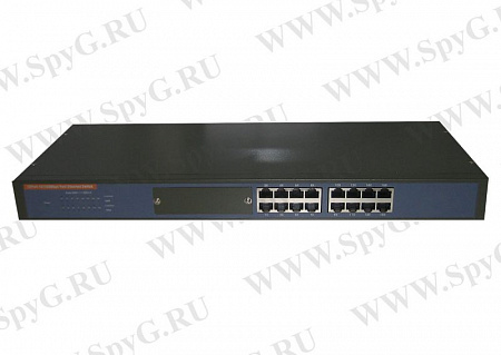 WS-NW516M216P Коммутатор 19&quot;, 16 портовый 100Mbit, металлический корпус, черный