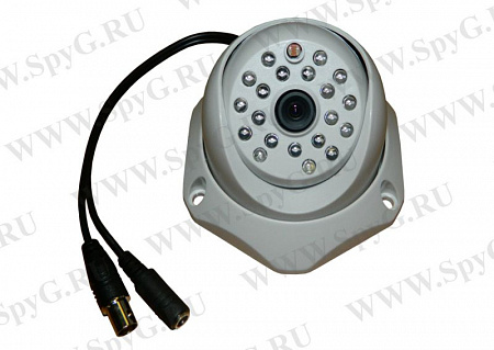 SL-115-600 Камера, CCD 1/3&quot;, 600ТВЛ, купольная, ИК подсветка 10м, DC12V