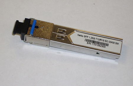 Приемо-передающий оптический SFP модуль, SM, SC, 20км, 1310nm, 1Gbit &quot;K&quot; TBSF13-20-12gSCK