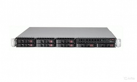 Сервер Supermicro 1U 2х X5690/ 64Gb/8x2.5 SSD 2xбп